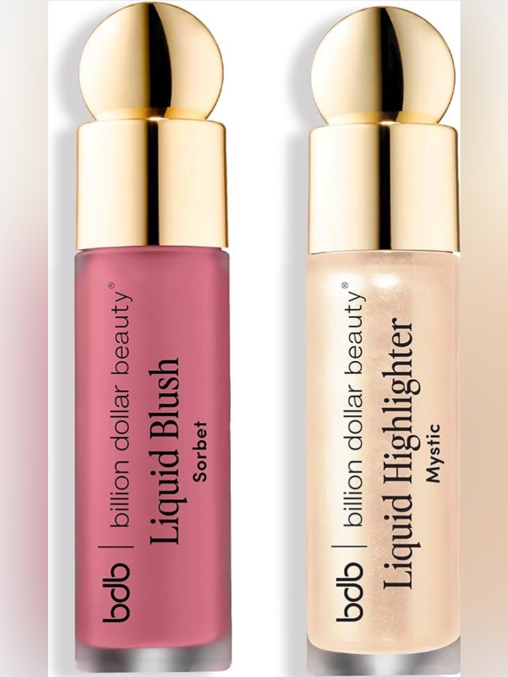 Billion Dollar Beauty Liquid Blush & highlighter duo